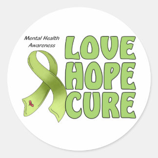 Mental Health Awareness Classic Round Sticker