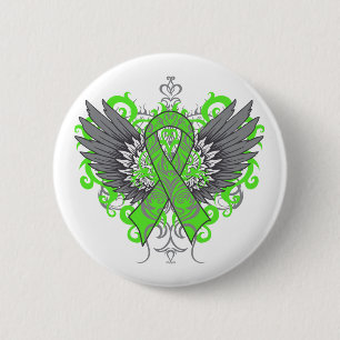 Mental Health Awareness Cool Wings 6 Cm Round Badge