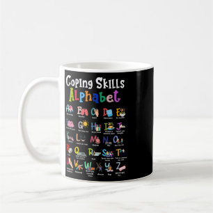 Mental Health Awareness Coping Skills Alphabet Cou Coffee Mug