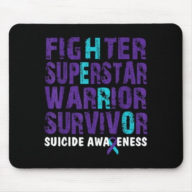 Mental Health Awareness Creative Mouse Pad (Front)