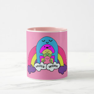 Mental Health Awareness Cute Hugs Be Kind Mug