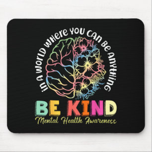 Mental health awareness depression prevention mouse pad