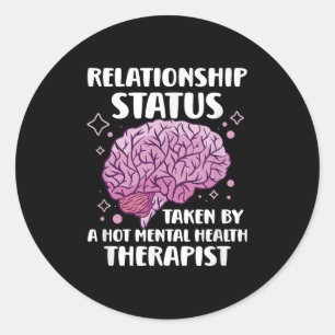 Mental Health Awareness Depression Suicide Prevent Classic Round Sticker