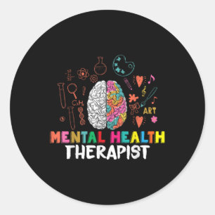 Mental Health Awareness Depression Suicide Prevent Classic Round Sticker
