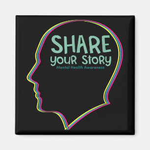 Mental Health Awareness Depression Suicide Prevent Magnet