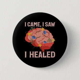 Mental Health Awareness Design For Neurodiverse Se 6 Cm Round Badge
