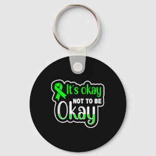 Mental Health Awareness Design Key Ring