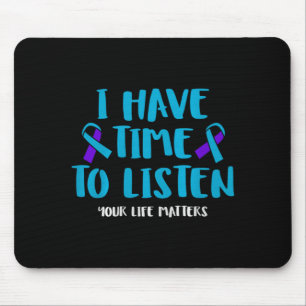 Mental Health Awareness Digital Art Mouse Pad