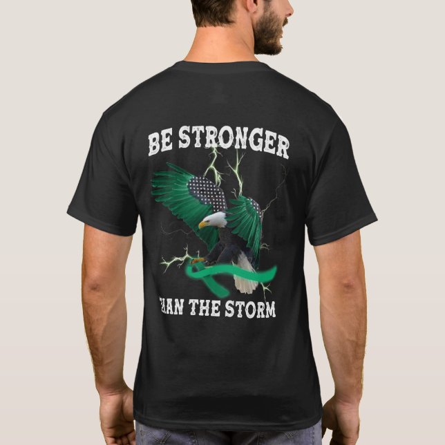 Mental Health Awareness Eagle Break The Stigma T-S T-Shirt (Back)