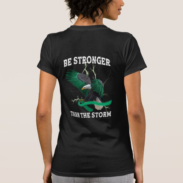 Mental Health Awareness Eagle Break The Stigma T-S T-Shirt (Back)