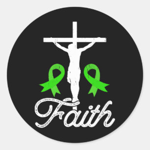 Mental Health Awareness Faith Depression Mental Th Classic Round Sticker