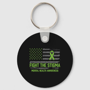 Mental Health Awareness Fight The Stigma Mental He Key Ring