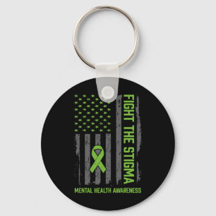 Mental Health Awareness Fight The Stigma Mental He Key Ring