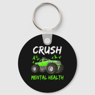 Mental Health Awareness For Boys Kids Toddlers Key Ring