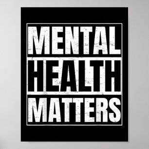 Mental Health Awareness Gift For A Therapist Menta Poster
