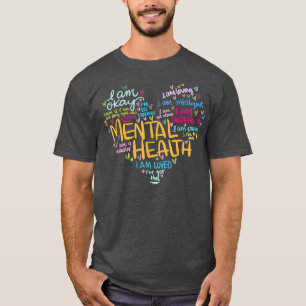 Mental Health Awareness Gifts Depression 3452 T-Shirt