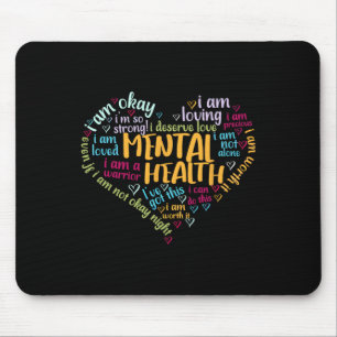 Mental Health Awareness Gifts Depression  Mouse Pad