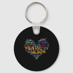 Mental Health Awareness Gifts Depression Premium Key Ring