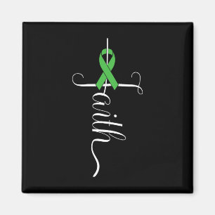 Mental Health Awareness Green Ribbon 1 Magnet