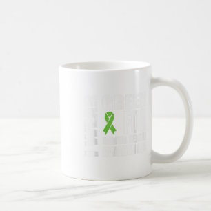 Mental Health Awareness Green Ribbon Support _1 Coffee Mug