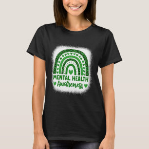 Mental Health Awareness Green Ribbon Women Mental T-Shirt