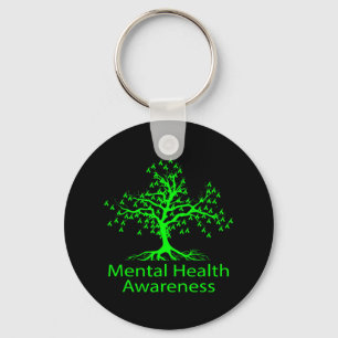Mental Health Awareness Green Tree Mental Health A Key Ring