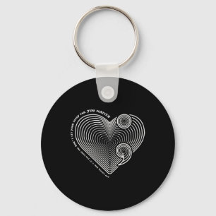 Mental Health Awareness Heart Semi-colon Anti Suic Key Ring