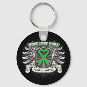 Mental Health Awareness Hope Love Cure Key Ring