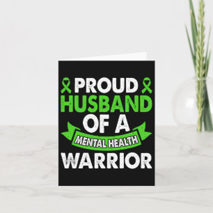 Mental Health Awareness Husnd Of Warrior Mental Th Card