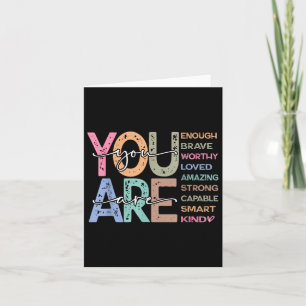 Mental Health Awareness Illness Anxiety Empowered Card