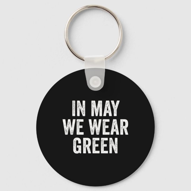 Mental Health Awareness  Key Ring (Front)
