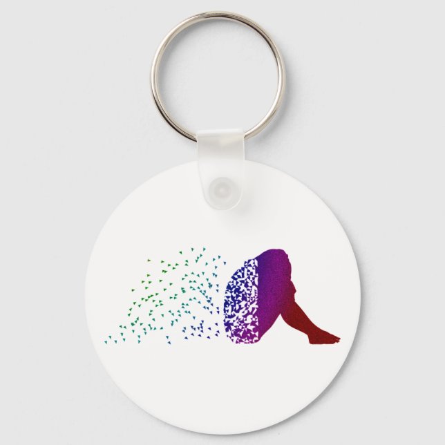 Mental Health Awareness Keychain (Front)