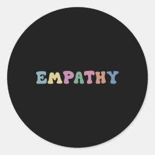 Mental Health Awareness Kindness Empathy Classic Round Sticker