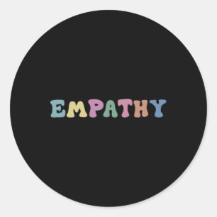 Mental Health Awareness Kindness Empathy Classic Round Sticker
