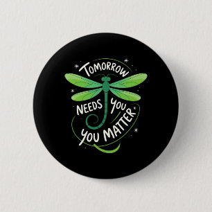 Mental Health Awareness Matter Stay Strong 6 Cm Round Badge