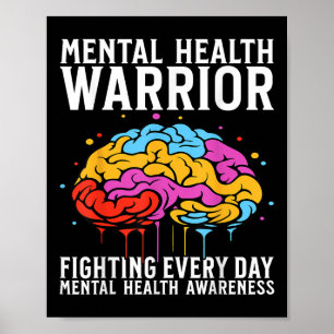 Mental Health Awareness Men Women Kids Mental Heal Poster