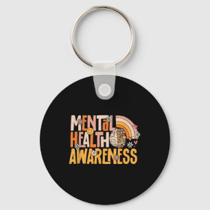 Mental Health Awareness Mental Illness Therapist C Key Ring