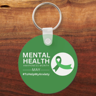Mental Health Awareness Month 2023   Anxiety Key Ring