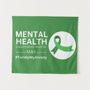 Mental Health Awareness Month Anxiety Tapestry