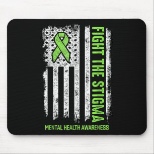 Mental Health Awareness Month Fight The Stigma Men Mouse Pad