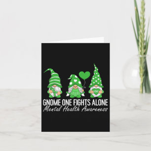 Mental Health Awareness Month I Wear Green Ribbon Card
