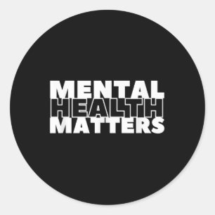 Mental Health Awareness Month, Mental Health S Classic Round Sticker