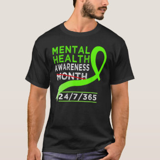 Mental Health Awareness Month Of May Fight The Sti T-Shirt