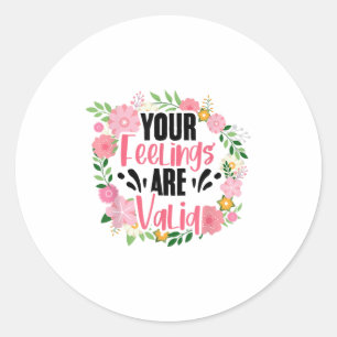 Mental Health Awareness Month People With Depressi Classic Round Sticker