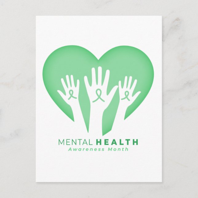 Mental Health Awareness Month Postcard (Front)