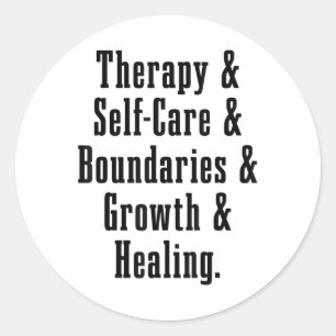 Mental Health Awareness Month S Therapy Psychology Classic Round Sticker