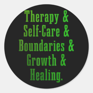 Mental Health Awareness Month S Therapy Psychology Classic Round Sticker