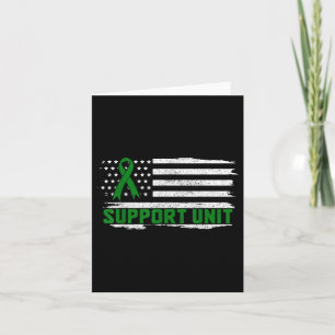 Mental Health Awareness Month Support Unit Green R Card