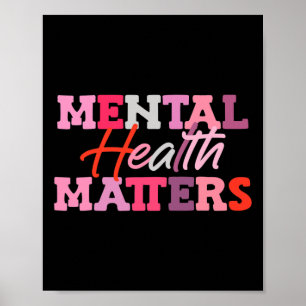 Mental Health Awareness National Stress Awareness  Poster
