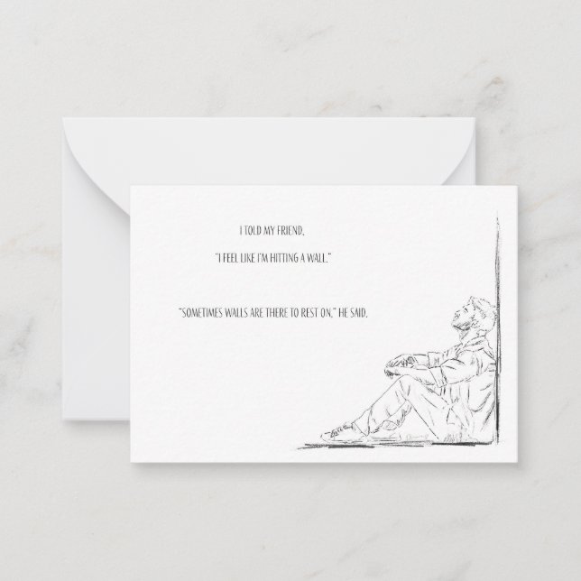 Mental Health Awareness Note Card (Front)